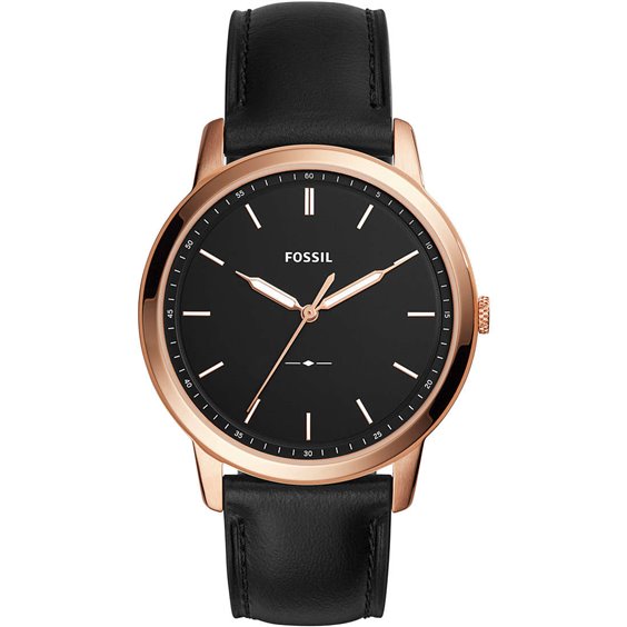 Watch Fossil Man Minimalist in Steel pink gold plated FS5376 - FS5376